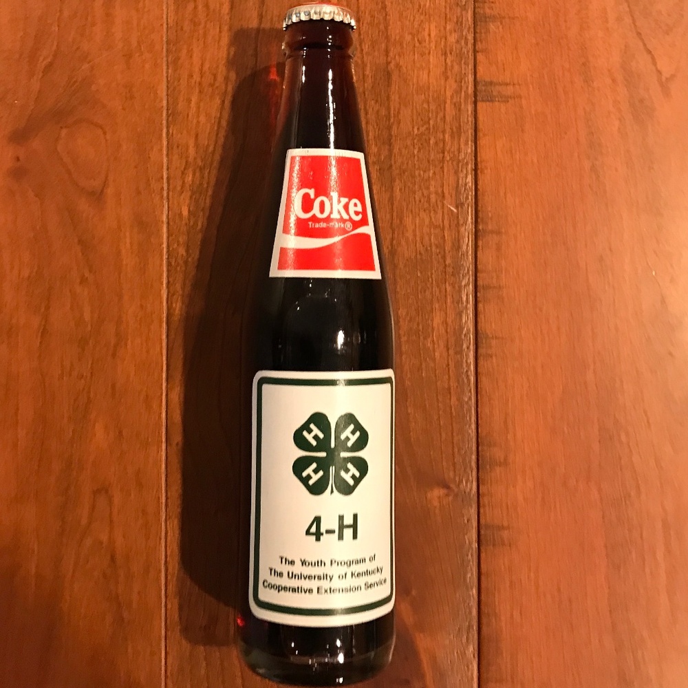 1986 4-H KENTUCKY YOUTH LEADERSHIP CENTER COKE BOTTLE